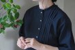 画像1: Tuck halfsleeve shirt / black (1)