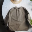 画像3: round collar blouse/brown (3)